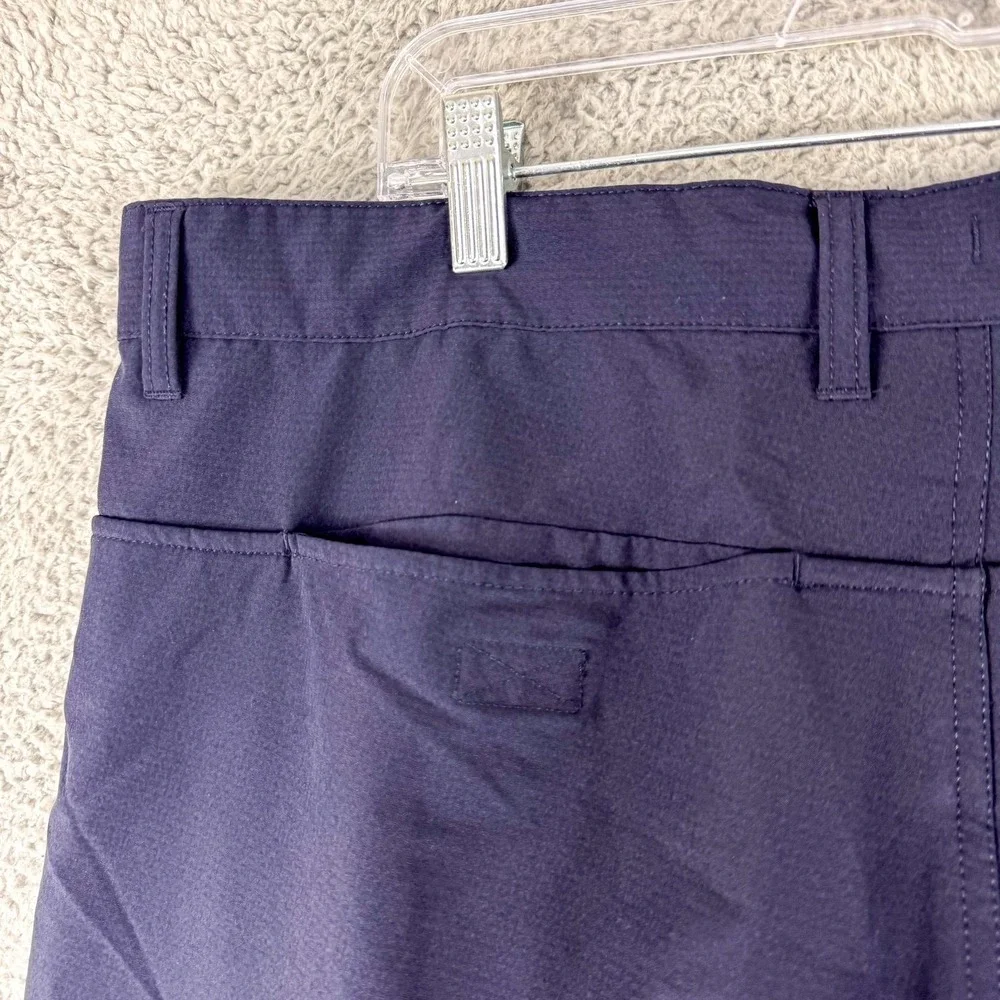 North Face Shorts Mens 40 Navy Blue Outdoors Stretch Zip Pocket Quick Dry Hiking
